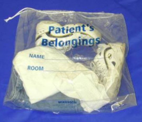 Patient Belongings Bags, Case of 250